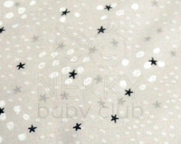 Povlak na hnízdečko - Barva: Hvězdná noc - šedo-bílý
